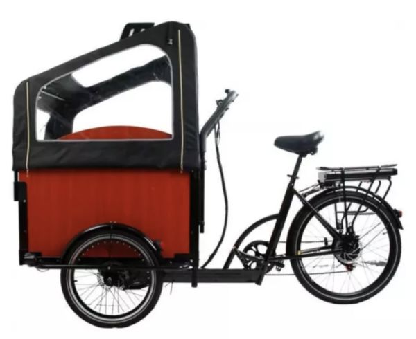 Lastenrad elektrisch E-bike Cargo Elektro Robust Lastenfahrrad 7 Gang Fahrrad